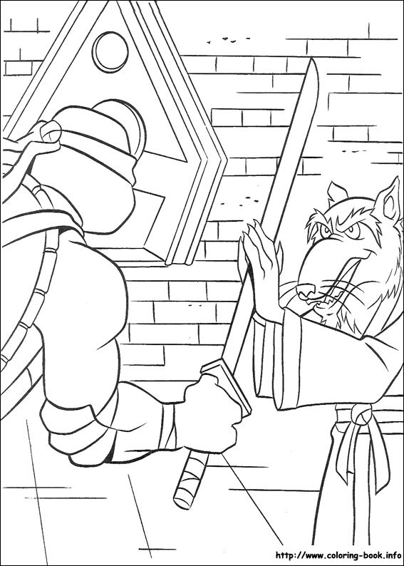 Teenage Mutant Ninja Turtles coloring picture